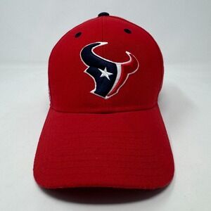 Houston Texans NFL Team Apparel On Field Reebok Red Hat Cap Red Adjustable